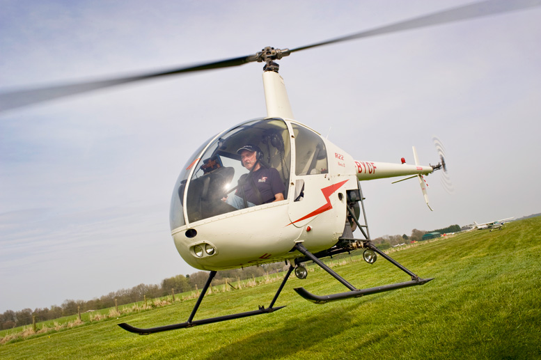 Robinson training helicopter R22.